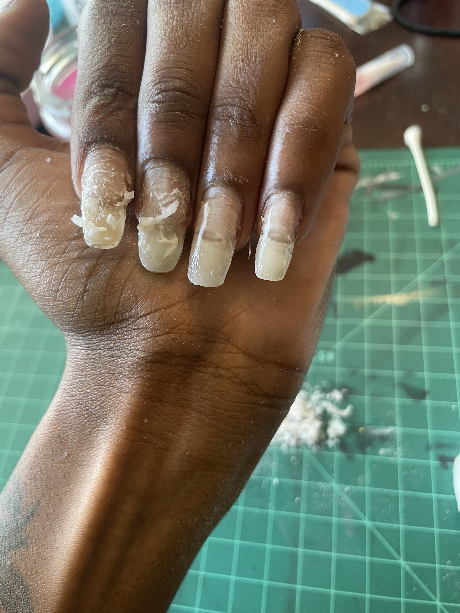 G.A Nails nail work in Savannah, Georgia